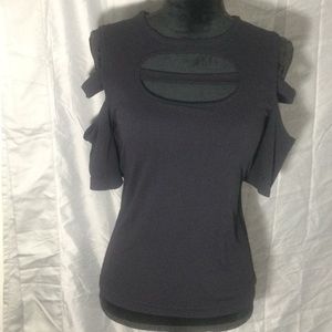 Fabletics cold shoulder shirt